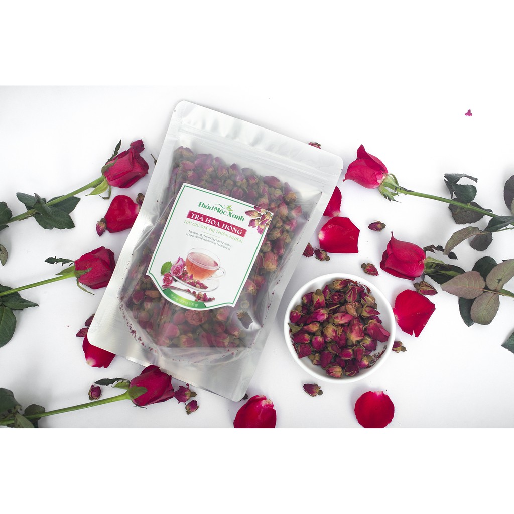 Trà hoa hồng sấy khô 100g