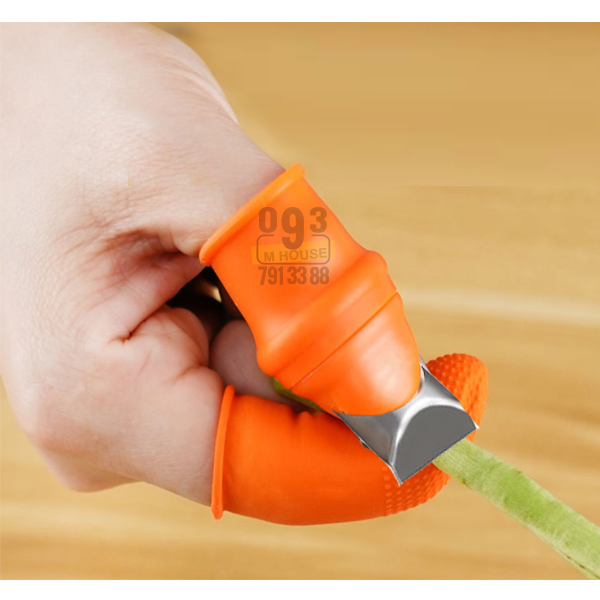 Vegetable Picking Tool Finger Sets Silicone Thumb Artifact Knife
