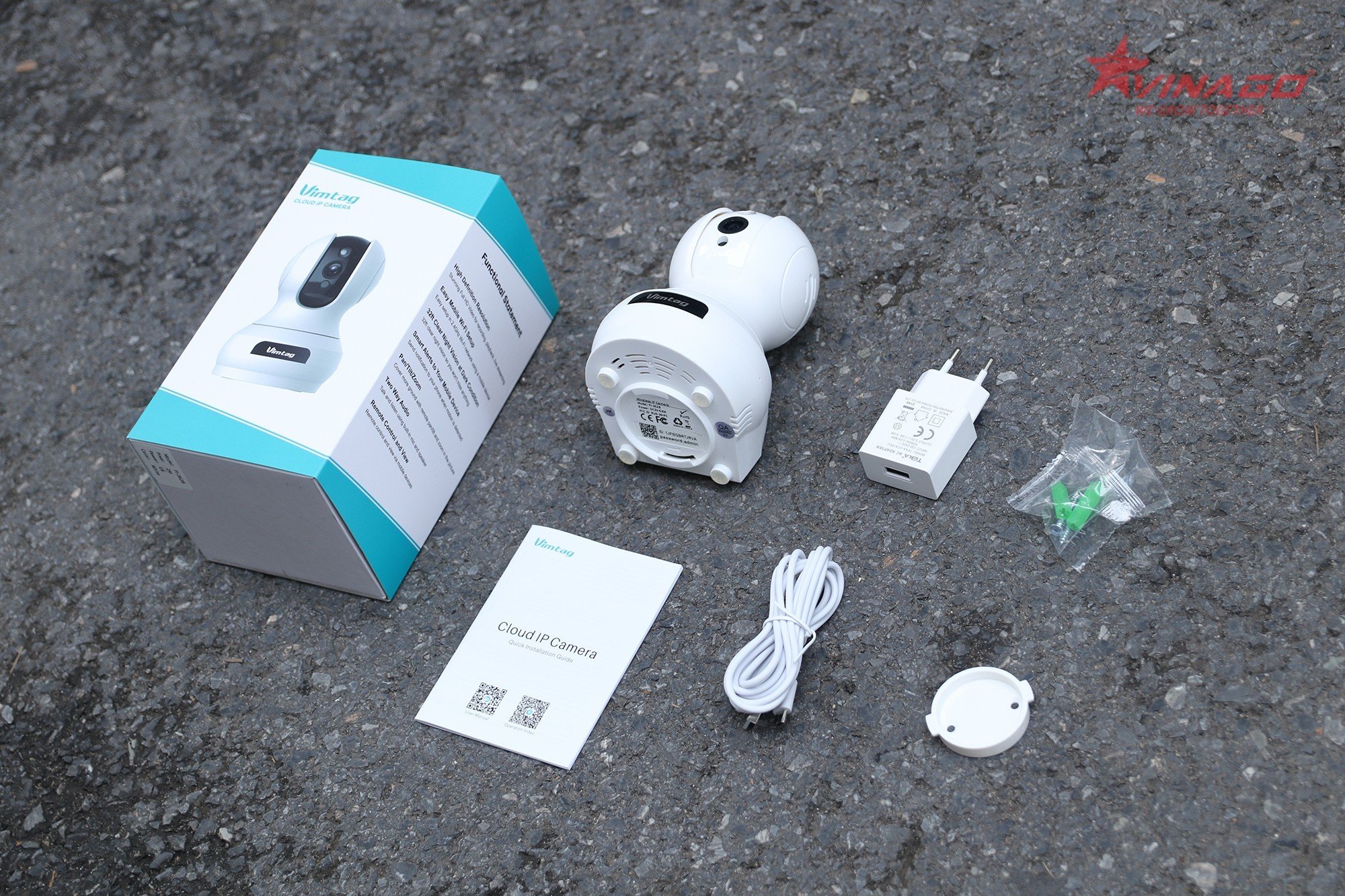 CAMERA IP WIFI - VIMTAG VT362, 4.0MPX, SIÊU NÉT, GÓC SIÊU RỘNG, MODEL 2020