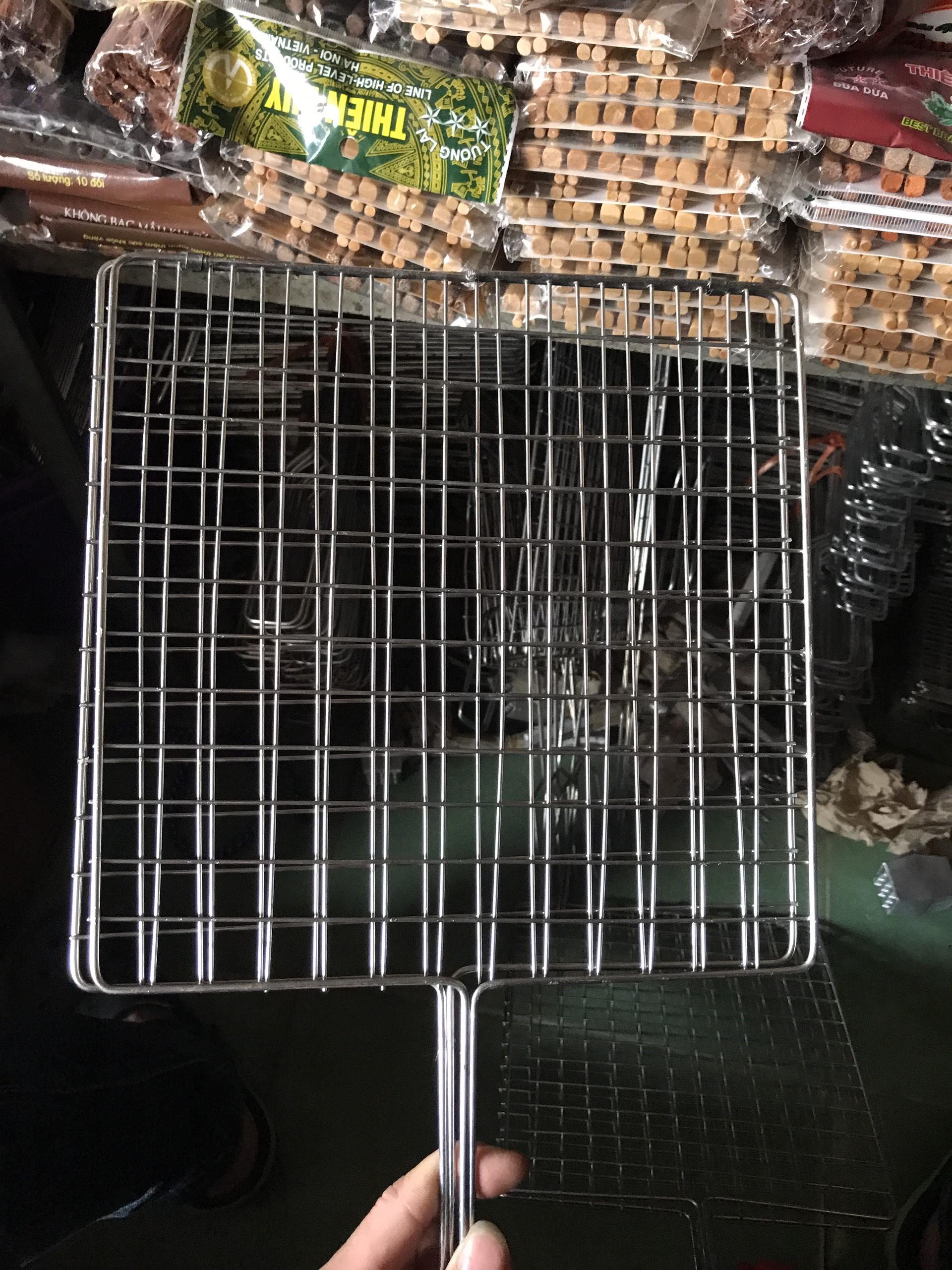 Combo 5 vỉ nướng vuông ( nướng nếp than hoa ) size 20x20cm / 24x24cm