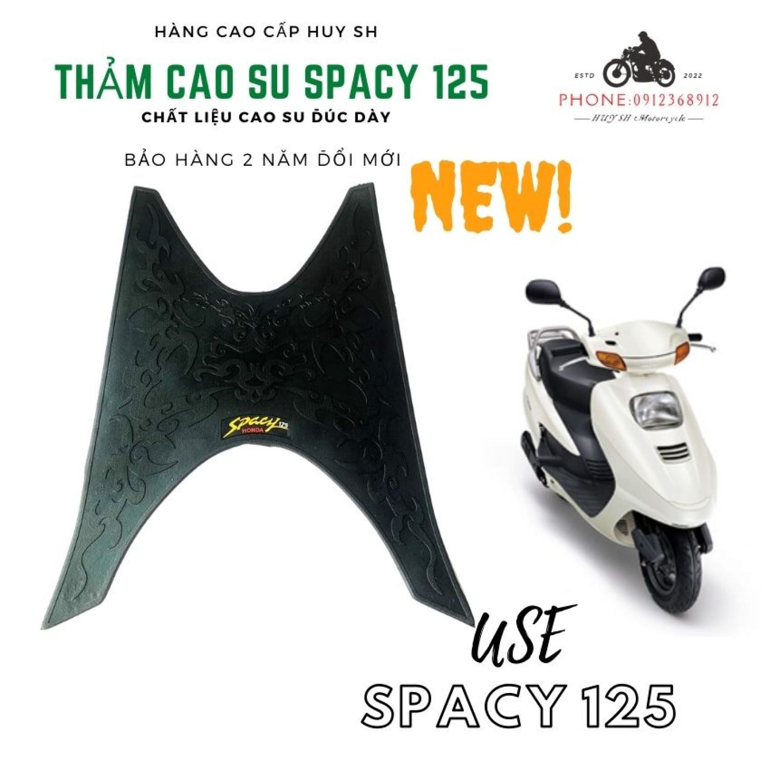 Thảm Lót Sàn Chân Spacy 125 cao su