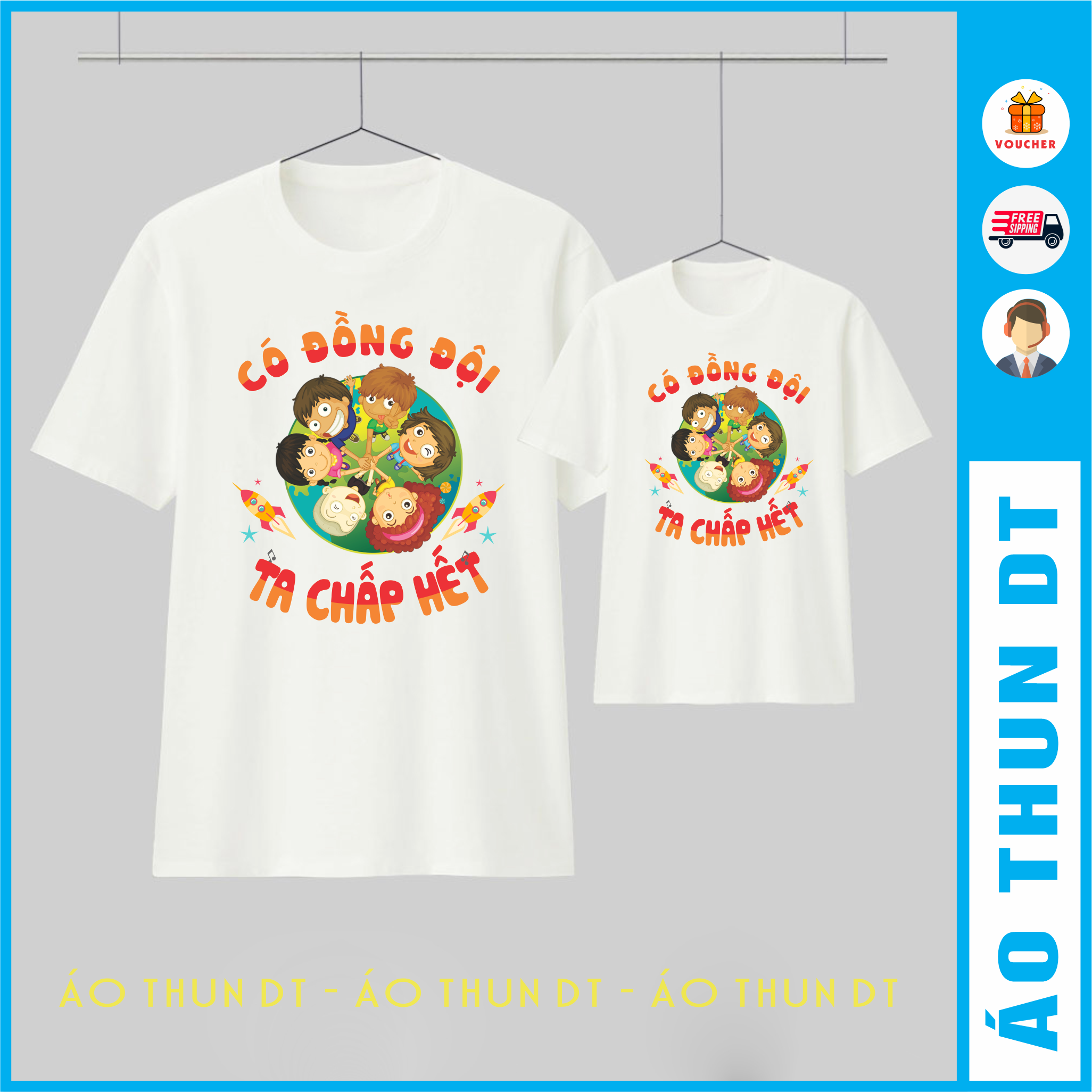 Áo nhóm - Có đồng đội, ta chấp hết