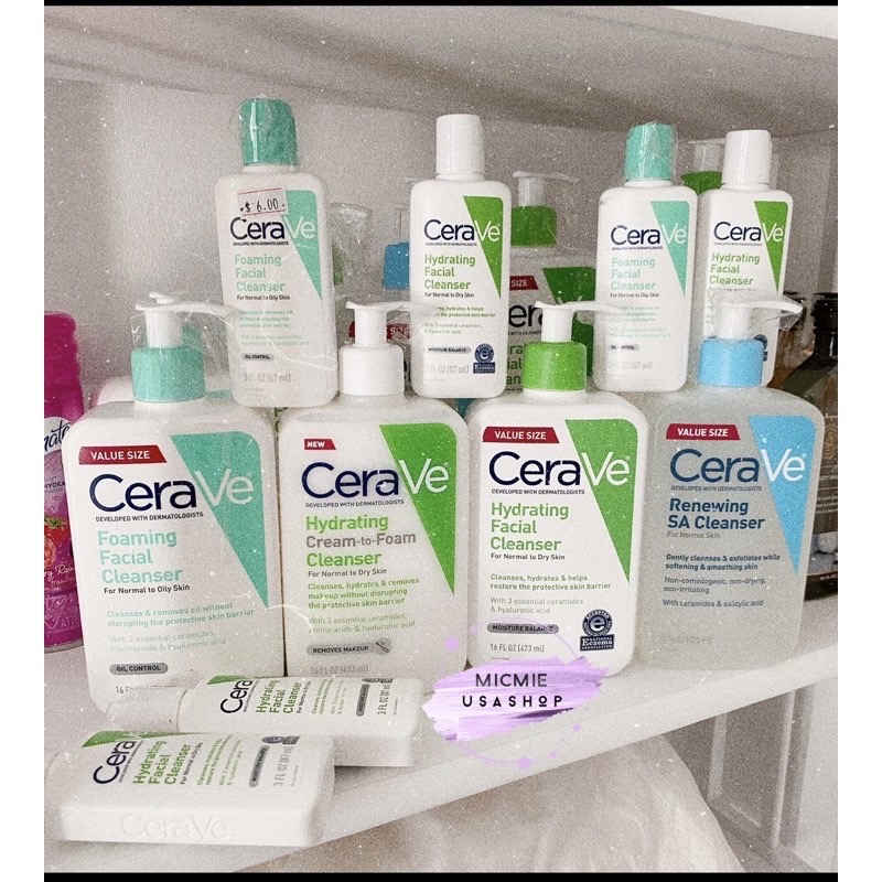 Sửa rửa mặt CERAVE dịu nhẹ dành cho mọi loại da