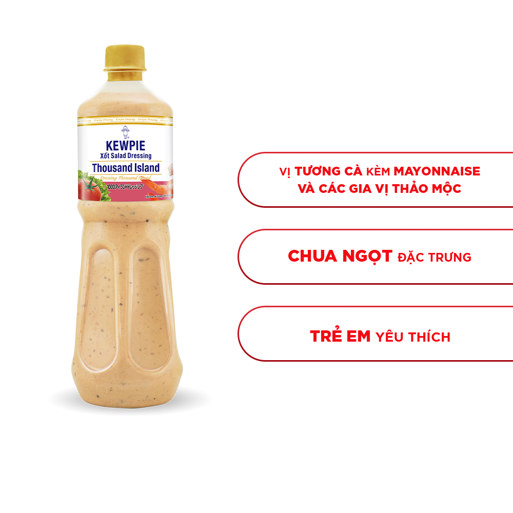 Xốt Salad Dressing Thousand Island Kewpie 1L