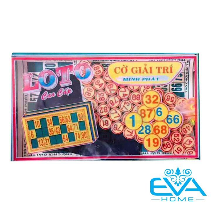 Bộ Đồ Chơi Cờ Lô Tô Bingo Lotto Việt Nhựa Cao Cấp