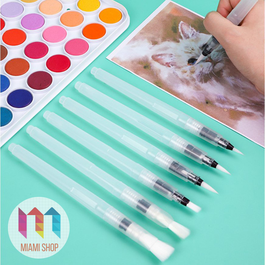 Bút vẽ màu nước Menory - Đủ kích cỡ lựa chọn