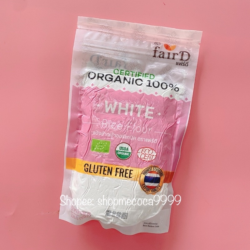 Bột Gạo Nếp Organic (tách lẻ 100g) date 9/2023