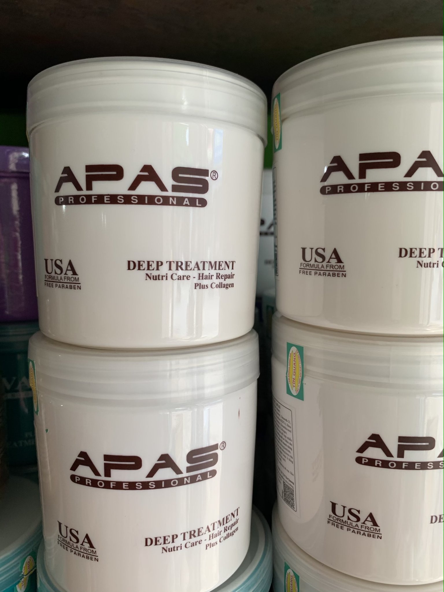 Hấp dầu apas siêu dưỡng - hấp dầu apas trắng