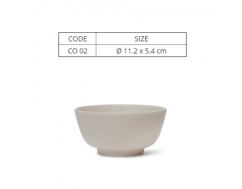 (HCM)Chén Nhựa Melamine Vân Đá Kem Nhiều Size