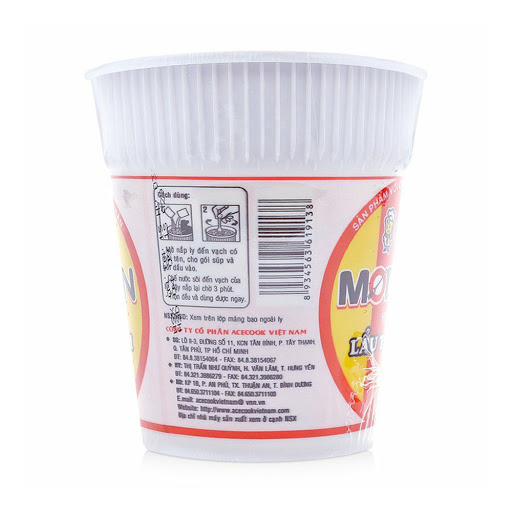 [Siêu thị WinMart] - Thùng 24 ly mì Modern lẩu Thái tôm 65g