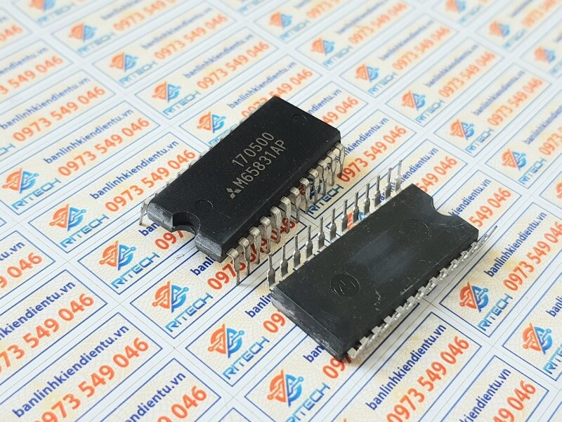 M65831ap m65831 ic khuếch đại công suất dip24