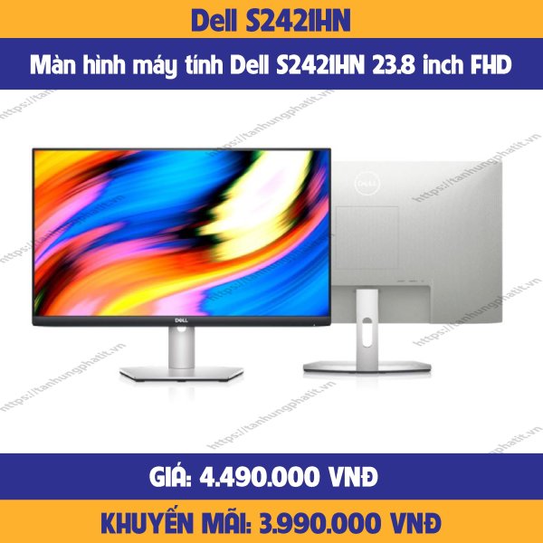 Bảng giá Màn hình máy tính Dell S2421HN 23.8 inch FHD-chính hãng-mới 100% Phong Vũ