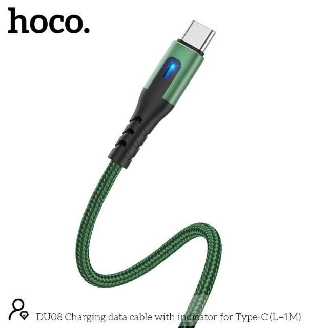 Dây Cáp Sạc Nhanh Hoco DU08 Lightning-Micro-Type C