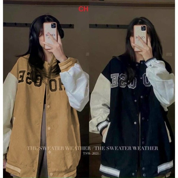 ÁO KHOÁC BOMBER NHUNG OSE CH88