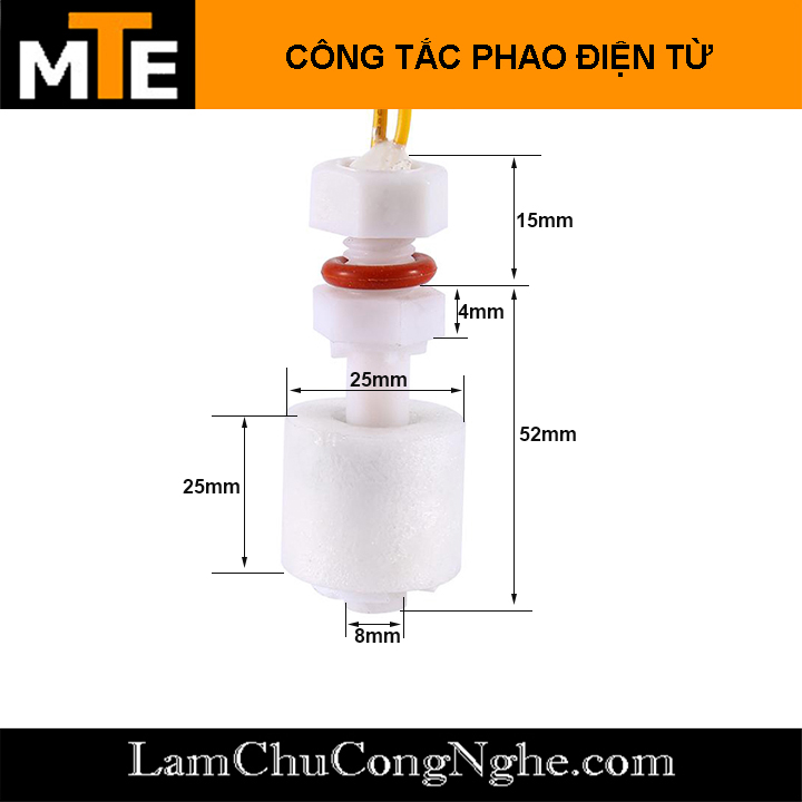 Công tắc phao cảm biến mực nước, chất lỏng điện tử