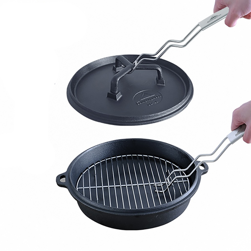[HCM]Que đỡ vỉ nướng chống nóng BBQ Campingmoon S200