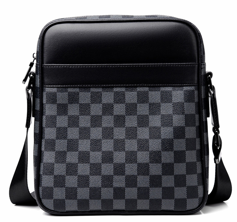 [CAO CẤP] Túi xách túi trống đeo chéo Thể thao nam nữ caro lớn nền tối cỡ đại 55cm cao cấp chuẩn loại 1 GSRT3 Shalla