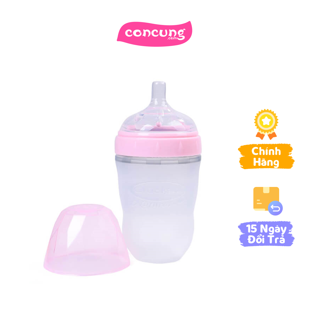 Bình silicone kim cương Gluck MMD240