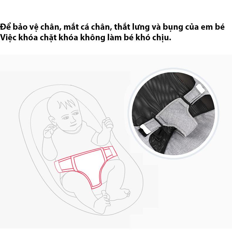 Nôi Bập Bênh Cho Bé Có Màn Chống Muỗi