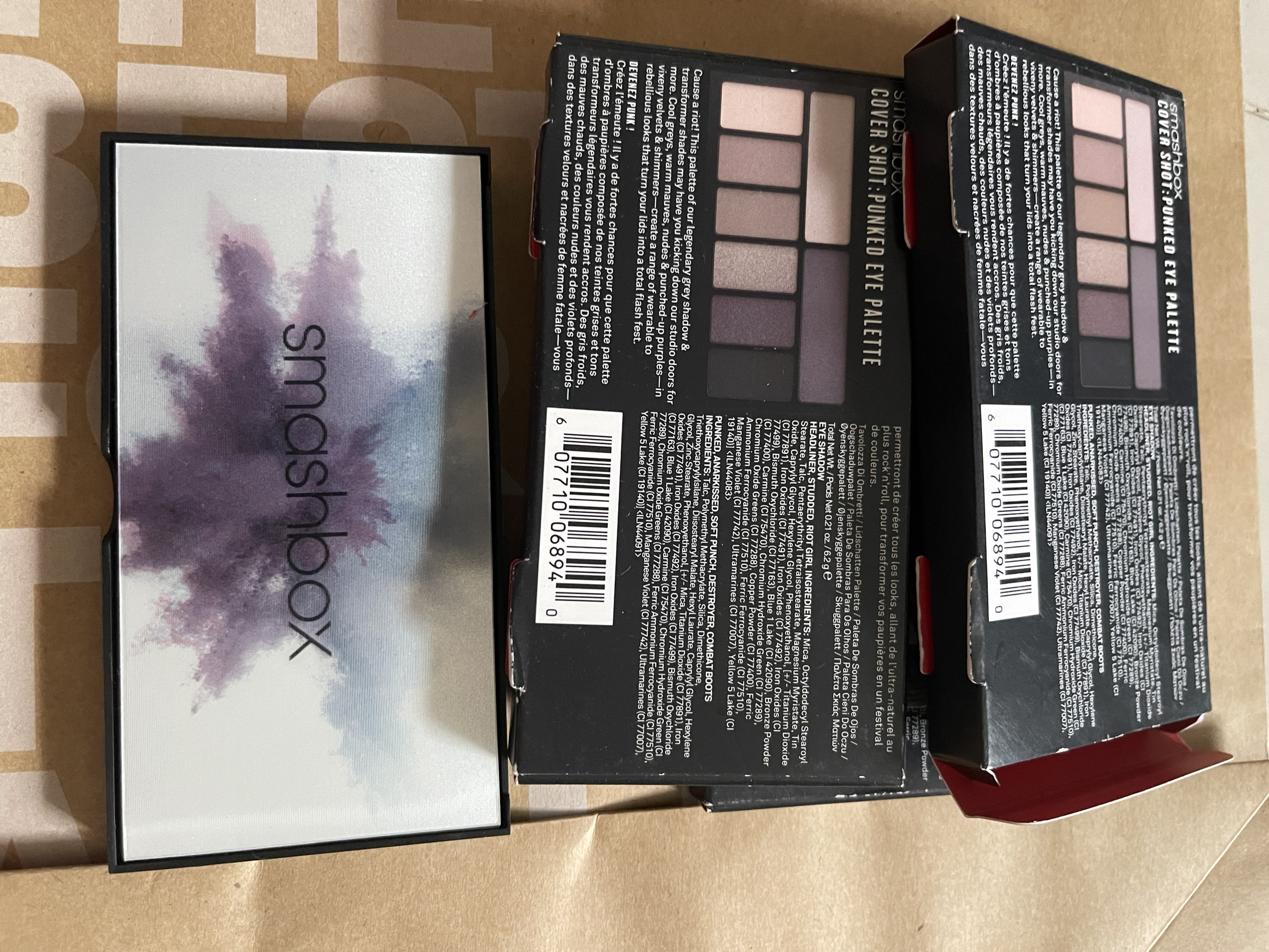 smashbox phấn mắt smashbox của mỹ punked eye palette