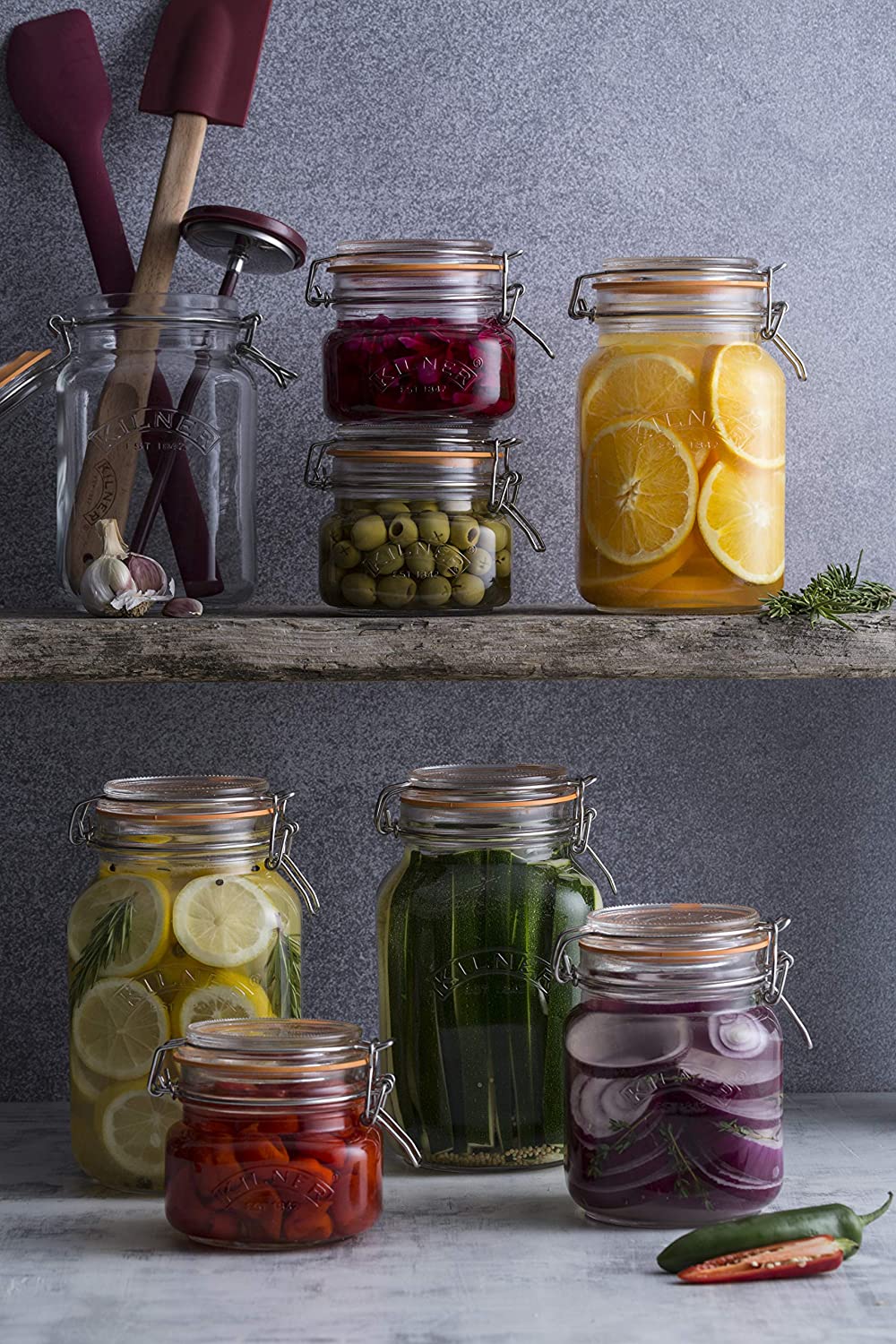 HŨ THỦY TINH VUÔNG KILNER 2 LÍT