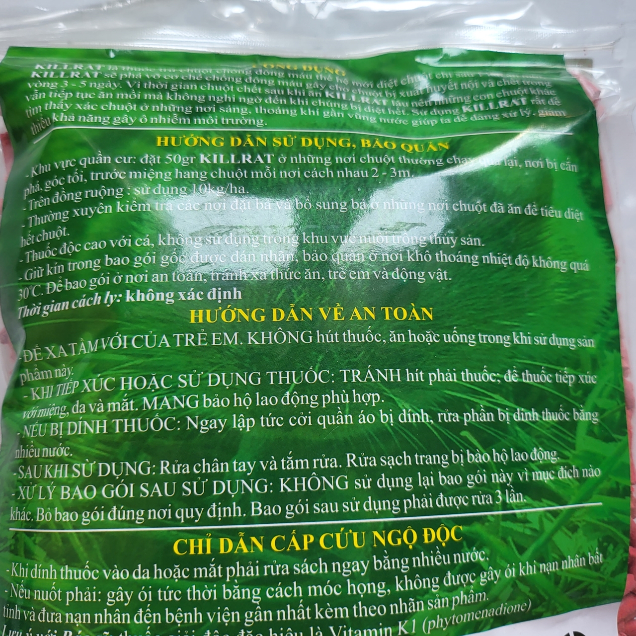 Thuốc Diệt Chuột Killrat 0.005% (1kg)