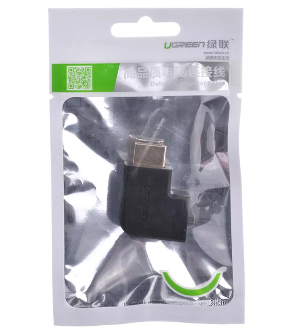 Đầu nối HDMI vuông góc 90 độ Ugreen 20111 (bẻ trái)