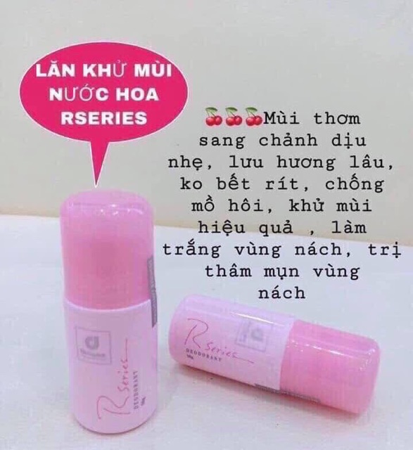 ]k] combo 2 chai lăn khử mùi hồng baby mùi nước hoa rseries 50ml