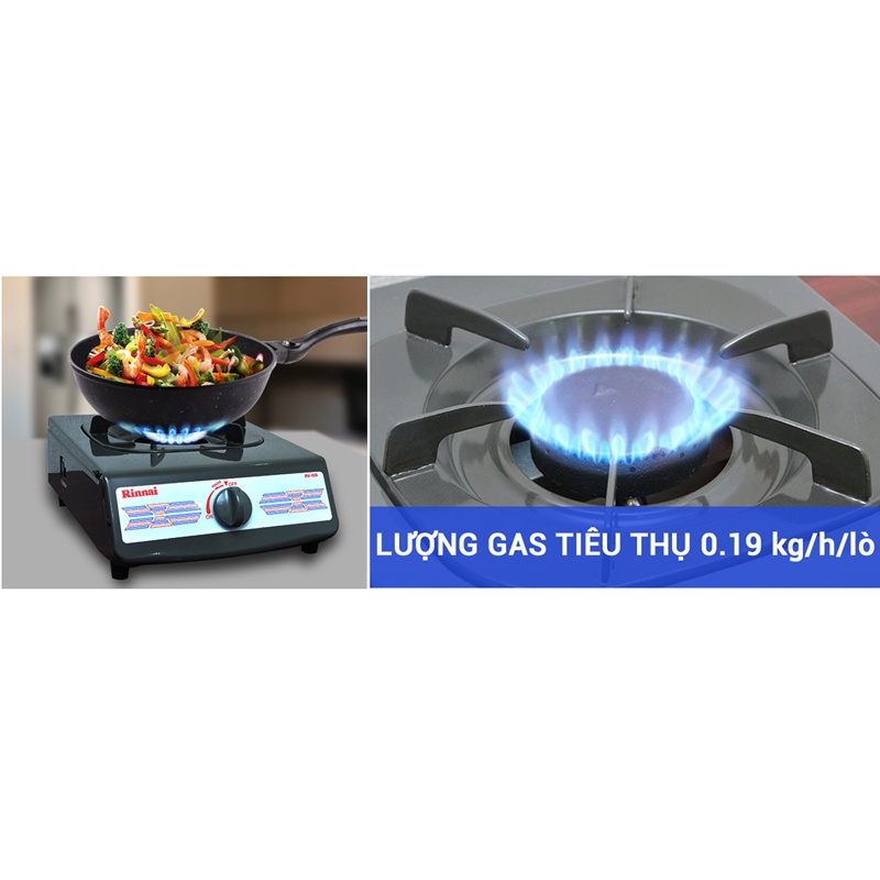 Bếp gas đơn Rinnai RV-150 (Mặt men )