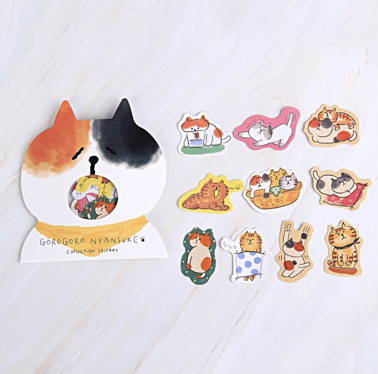 HÌNH DÁN STICKER HÌNH MÈO DỄ THƯƠNG NHIỀU MIẾNG - 30 MIẾNG