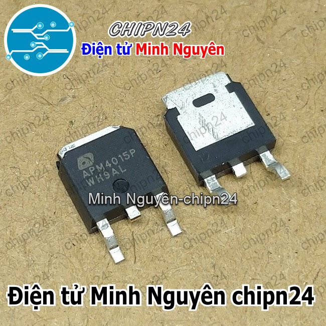 [2 con] (SOP) Mosfet Dán APM4015 TO-252 45A 40V Kênh P (SMD) (APM4015N 4015) - HH003628