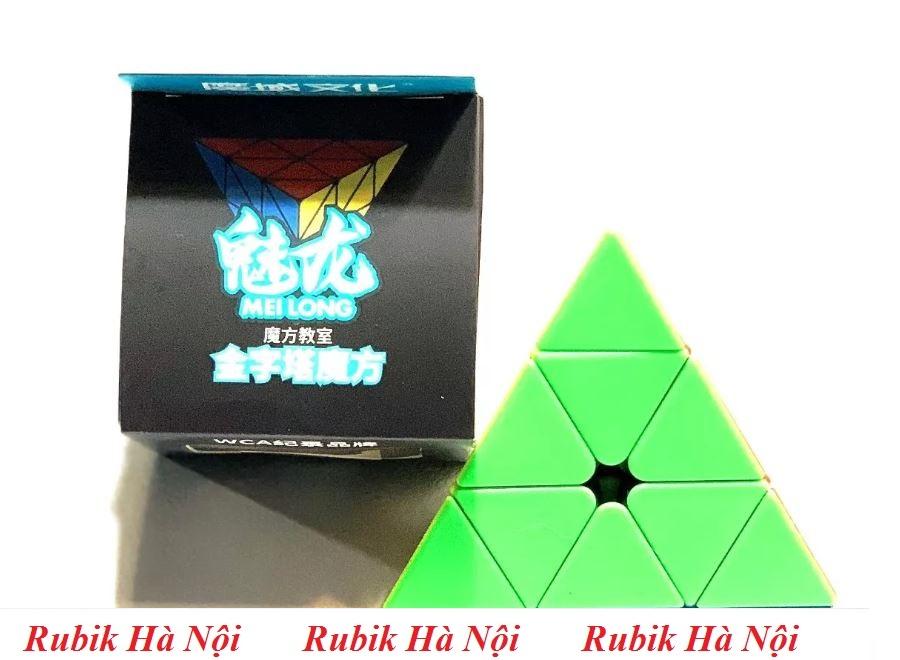 Rubik Pyraminx Meilong Mofang Jiaoshi Stickerless
