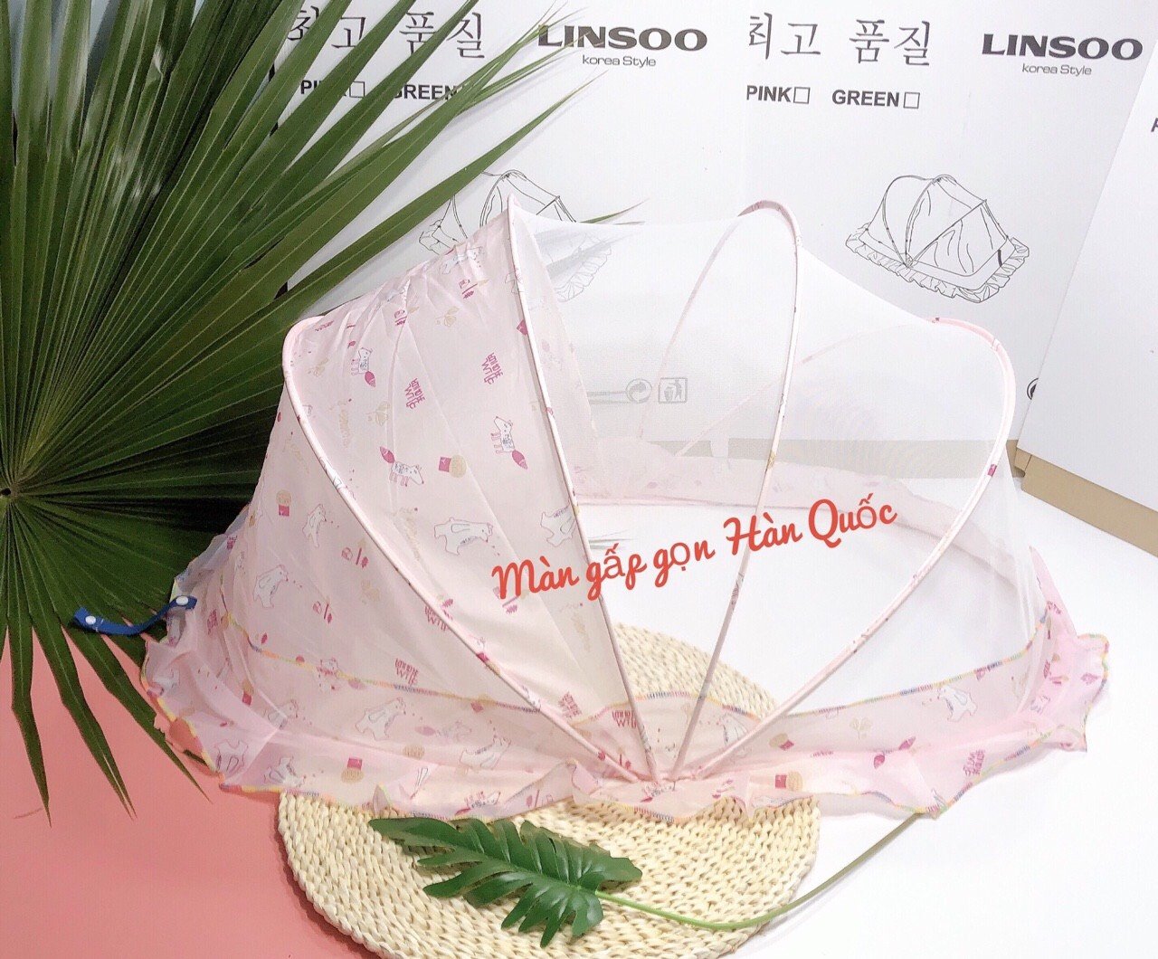 Mùng chụp lôi gấp gọn cho bé yêu