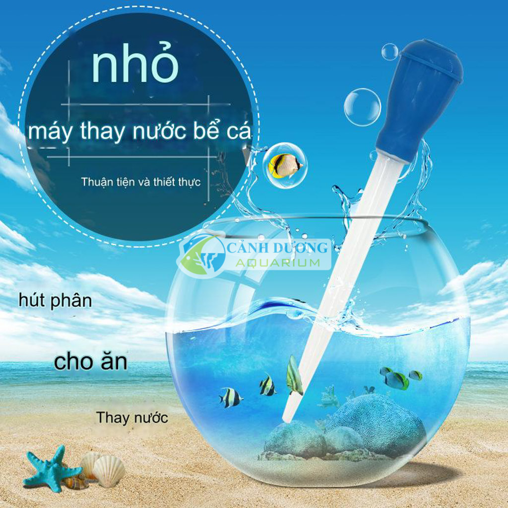 Cây hút cặn, hút phân hồ cá