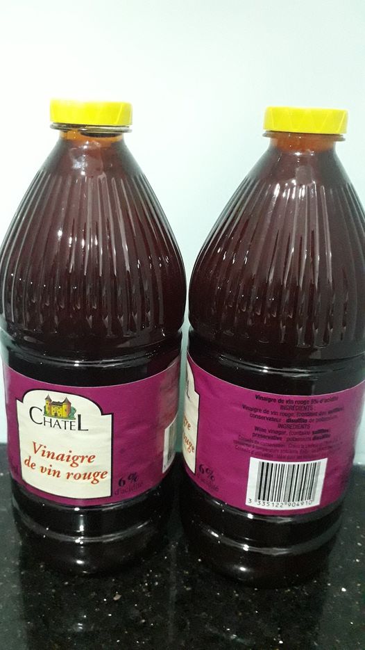 GIẤM NHO ĐỎ [France] CHATEL Red Vinegar 750ml. Best before 2026
