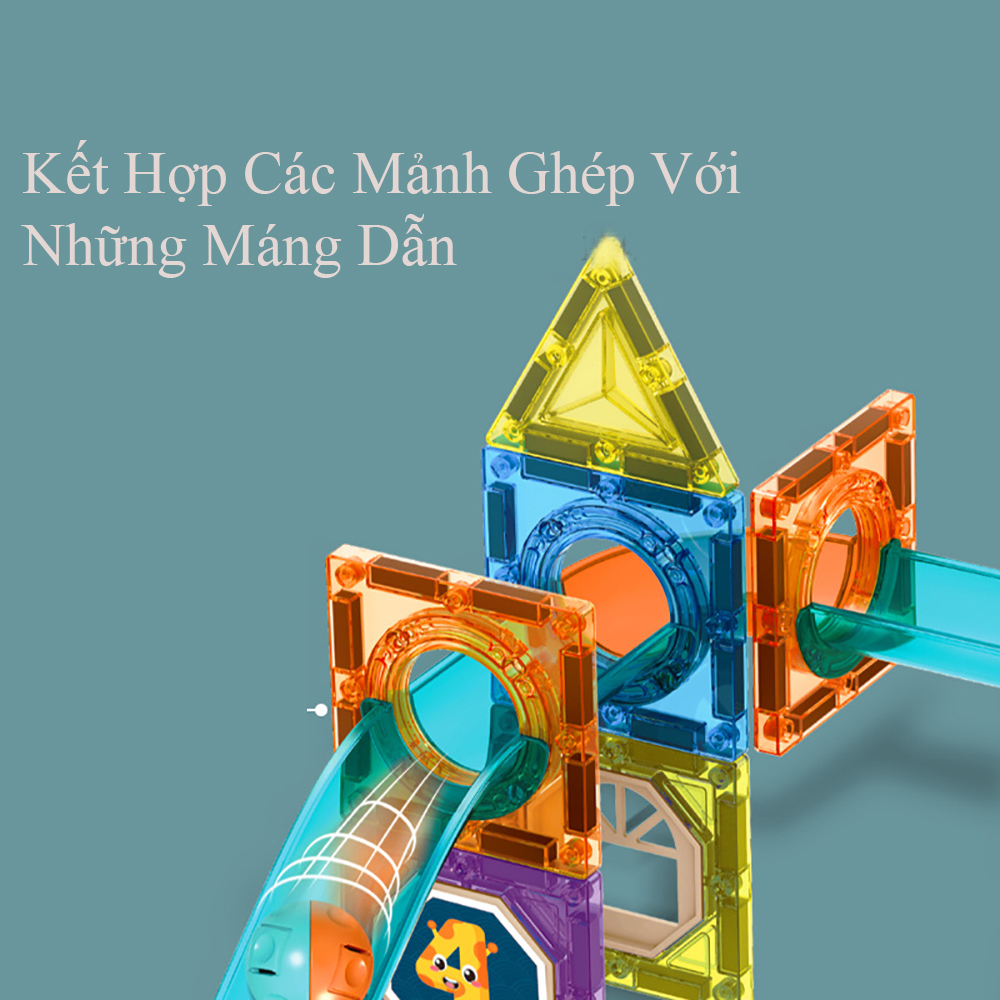 Đồ chơi trẻ em xếp hình nam châm từ tính cao cấp. Đồ chơi phát triên tư duy logic khơi nguồn sáng tạo trong bé.