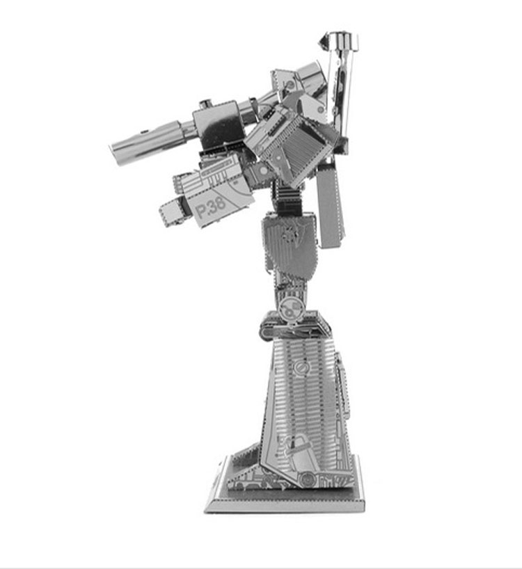 Đồ chơi lắp ghép mô hình 3D bằng thép robot