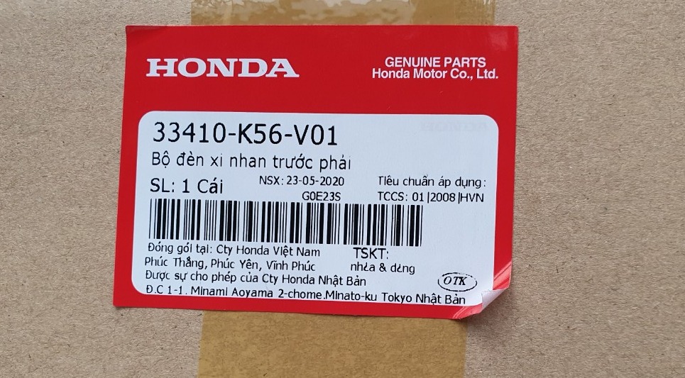 [HCM]CỤM XI NHAN PHẢI HONDA WIINER V1