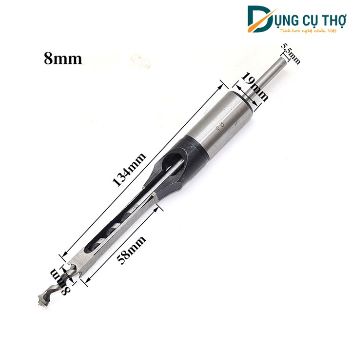 Mũi đục mộng vuông thép HSS cao cấp