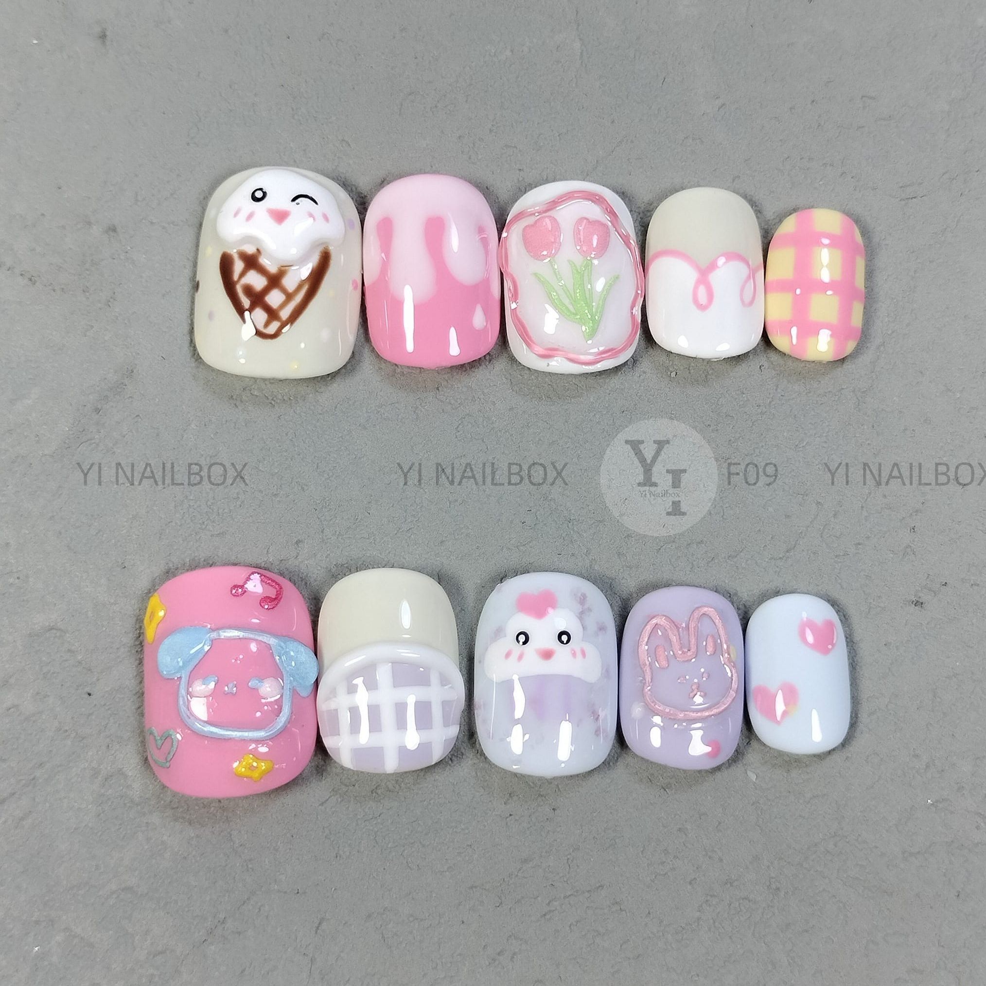 Nailbox thiết kế chất lượng kèm Keo