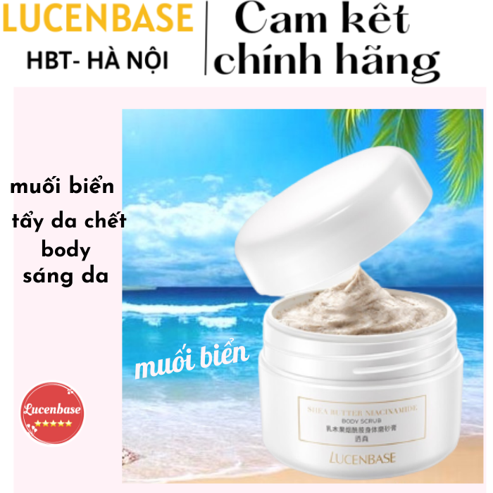 Tẩy da chết Body, làm sáng da Lucenbase