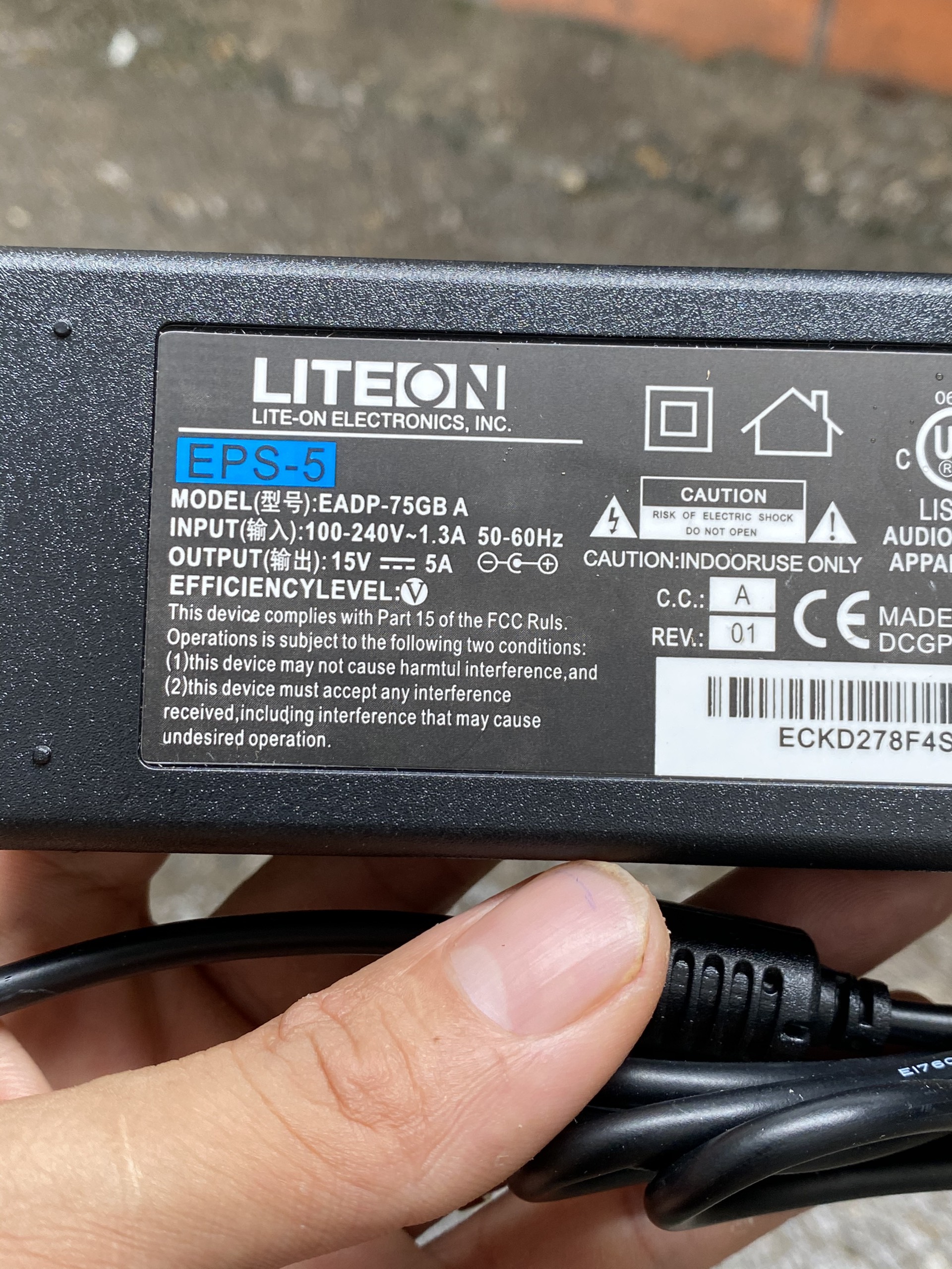 Dây sạc loa kéo dc 15v-5a cao cấp