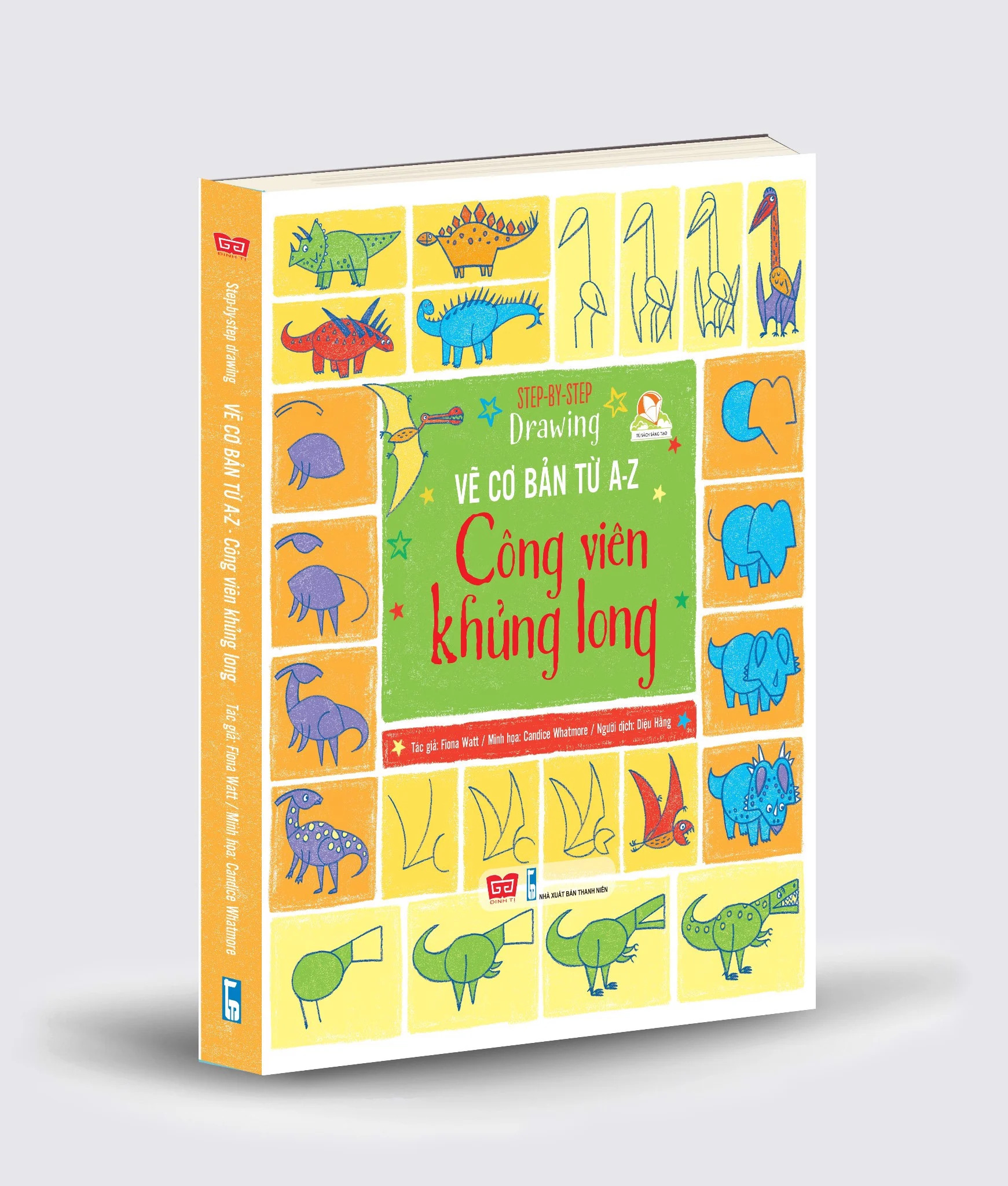 Set 4 cuốn Step-by-step drawing - Vẽ cơ bản từ A-Z