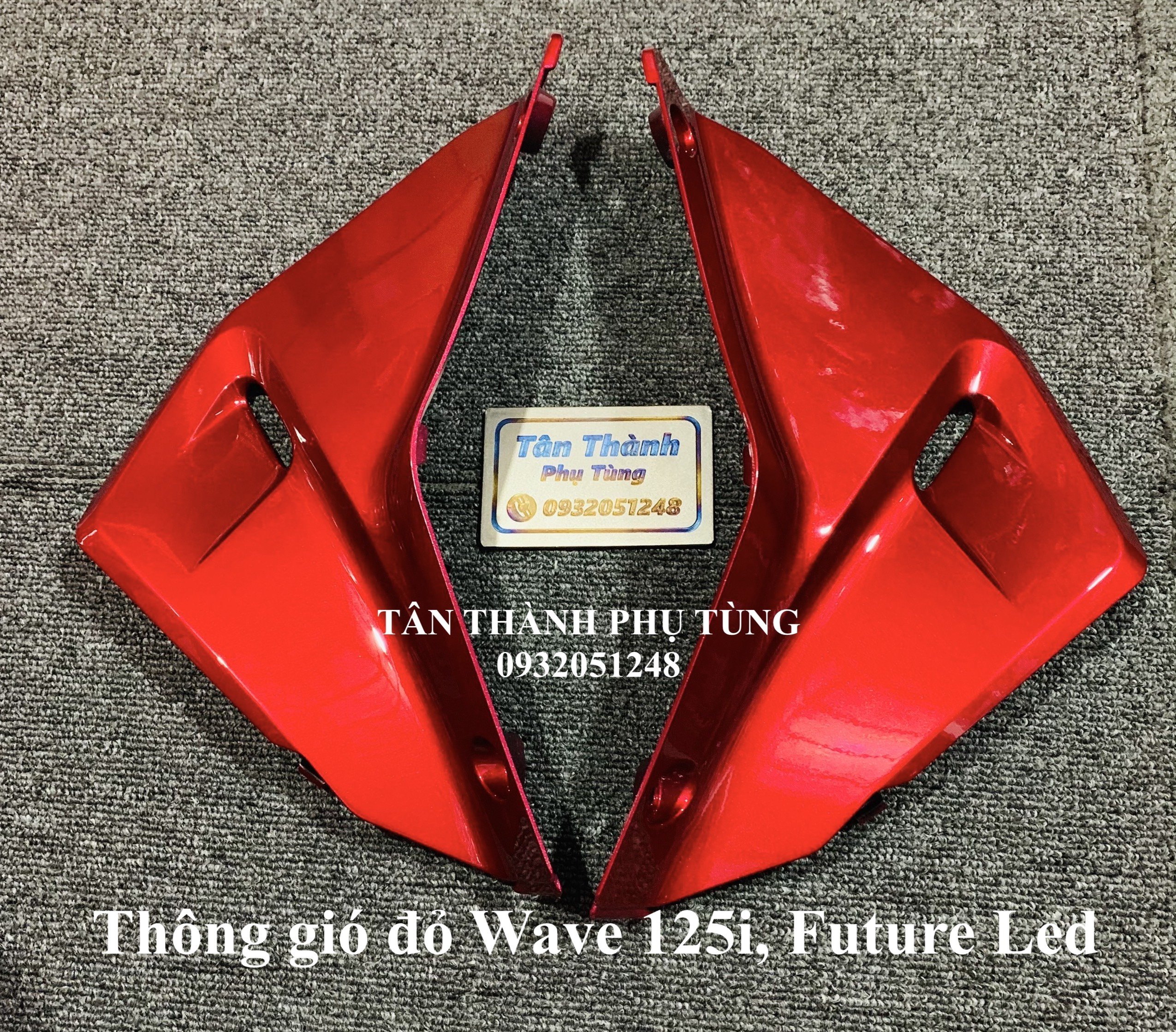 Thông gió đỏ Wave 125i, Future Led chính hãng Thailand (1cặp trái phải)