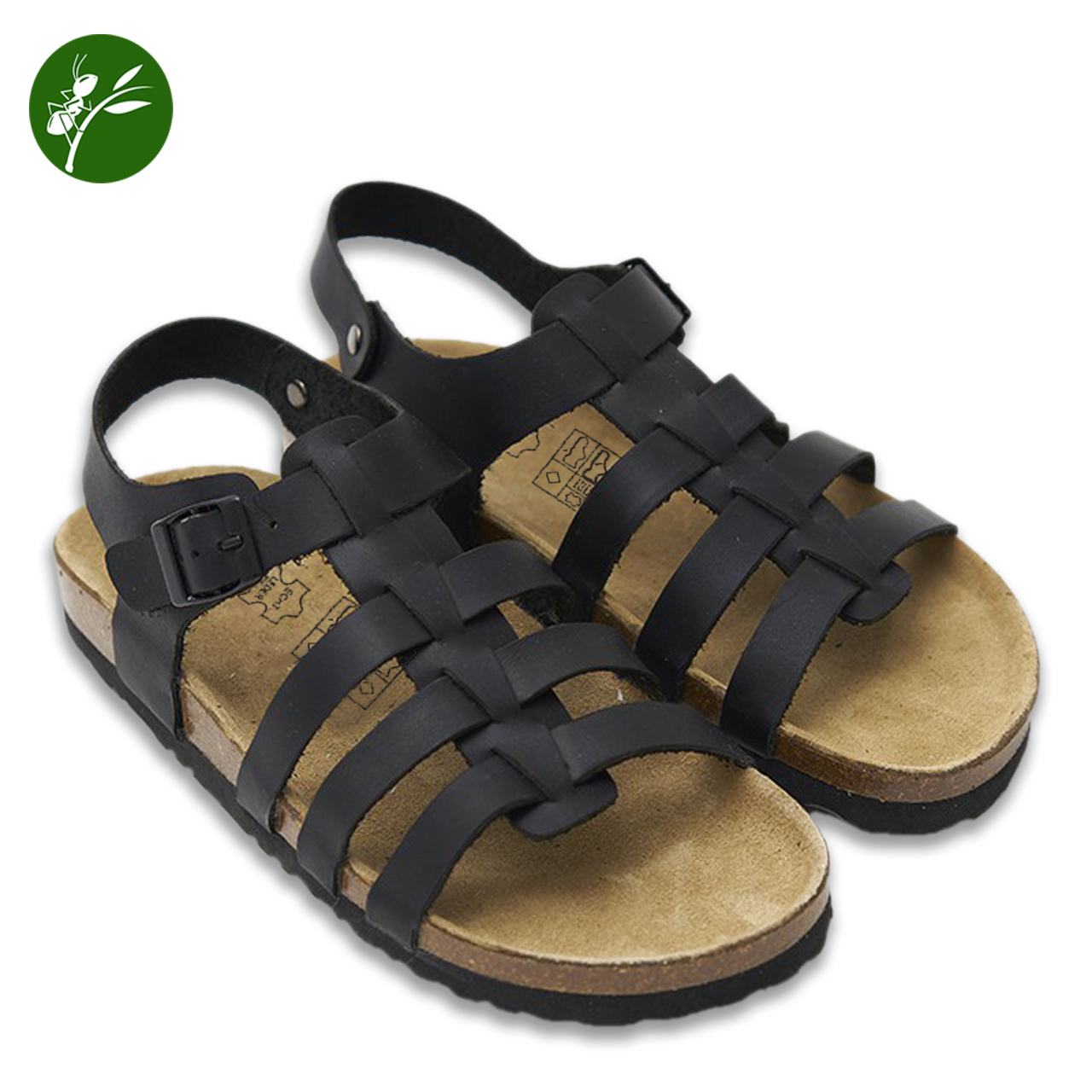 Giày sandal Nam Nữ Da thật quai rọ chiến binh (Size 35-45)