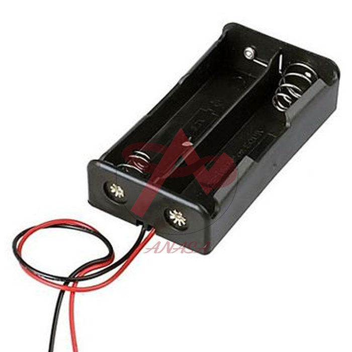 Đế Pin 18650 Có Dây (Đấu Nối Tiếp) 2 Pin