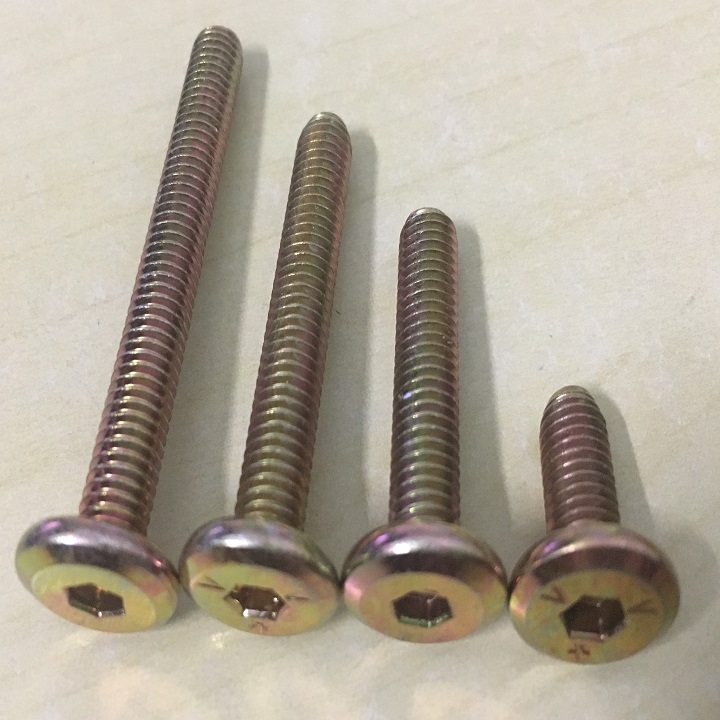 50 con - 6x40mm ỐC LỤC GIÁC CHÌM ĐẦU DẸT