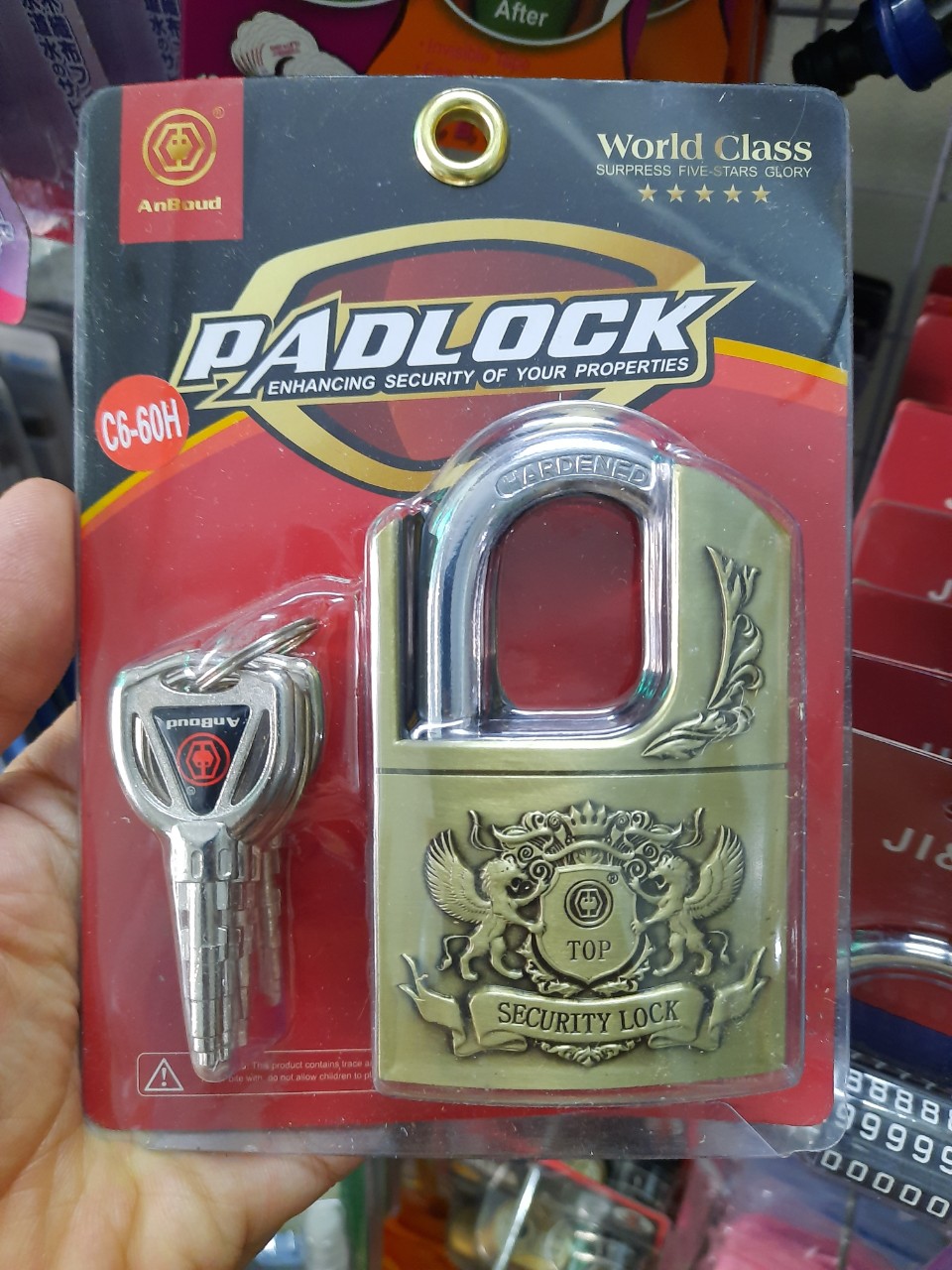 Anti-Cut Padlock Lock