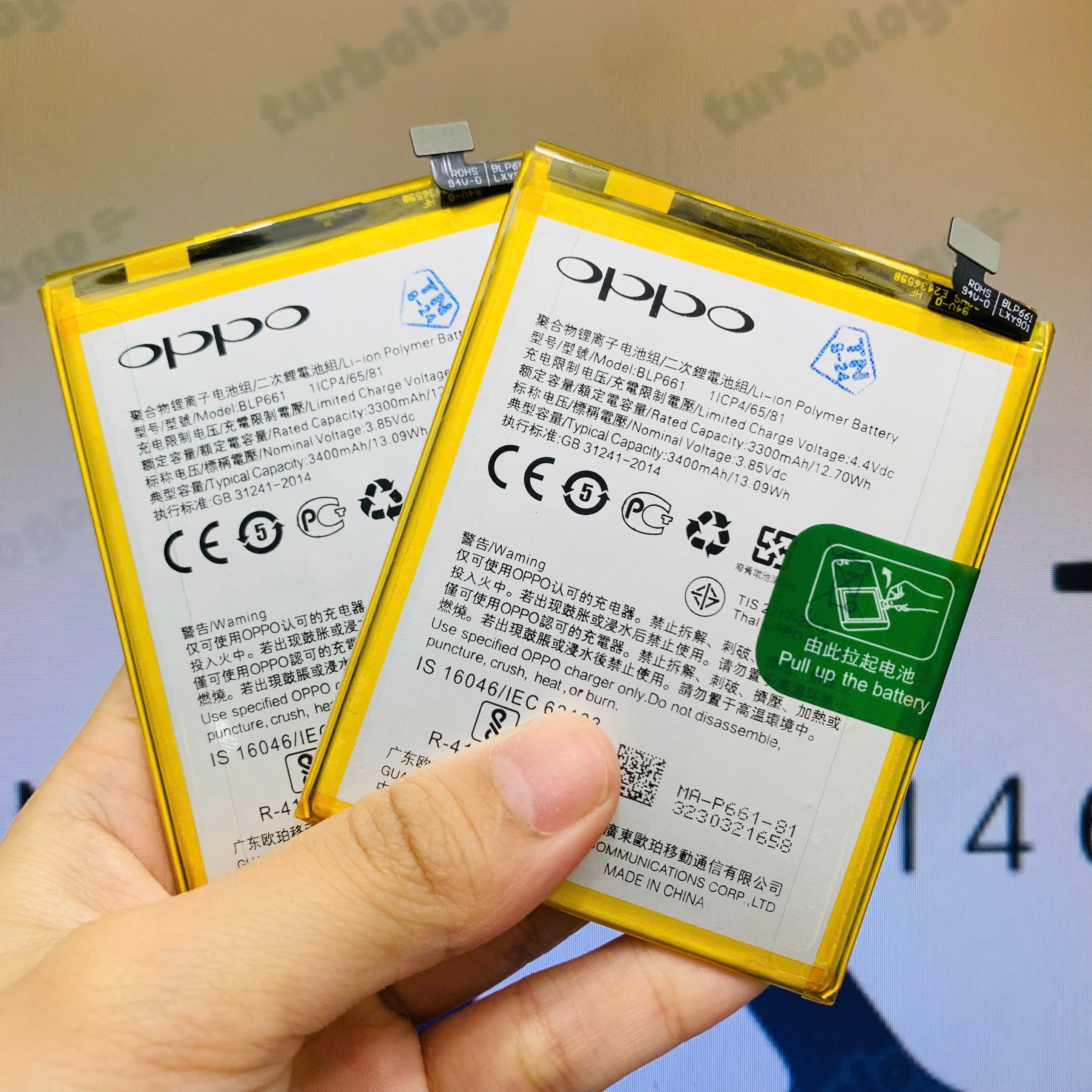 Pin Oppo A3 / F7 (BLP661) loại 1