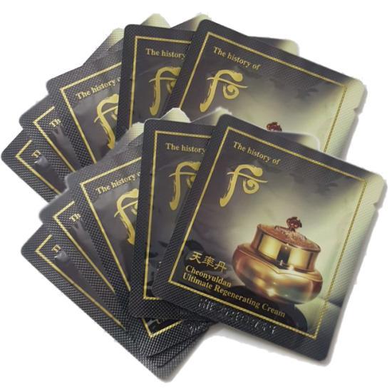[HCM]Combo 10 gói Kem dưỡng Whoo tái sinh cao cấp Radiant Regenerating Cream tái tạo tế bào da.